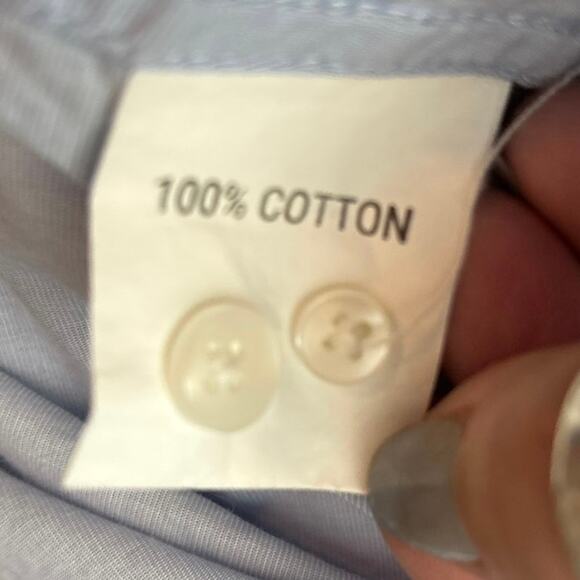 SEC 119 David Bowie Blue Casual Button Up Mens XL Embroidered Cuff Lightening - Picture 7 of 14